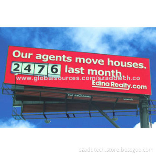 Electronic LED Billboard, Installed Near the Highway, Used for Outdoor Advertising
